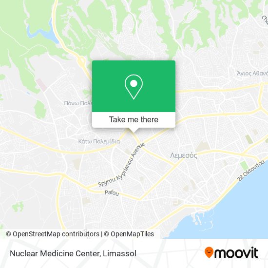 Nuclear Medicine Center map