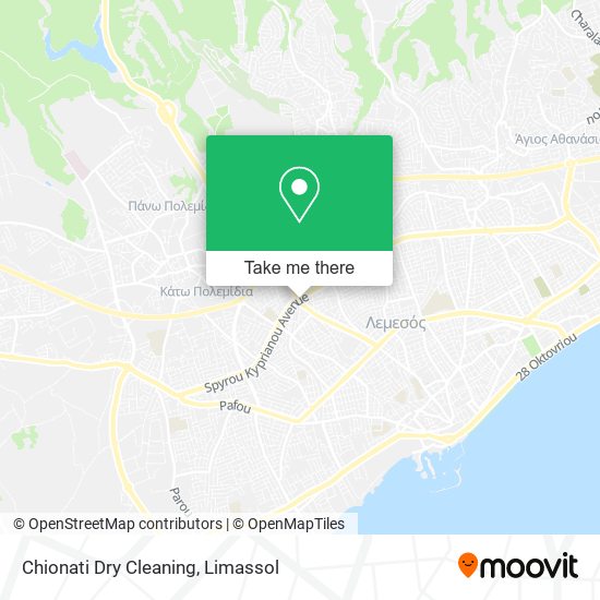 Chionati Dry Cleaning map