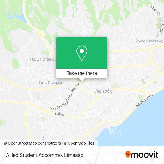 Allied Student Accommo map