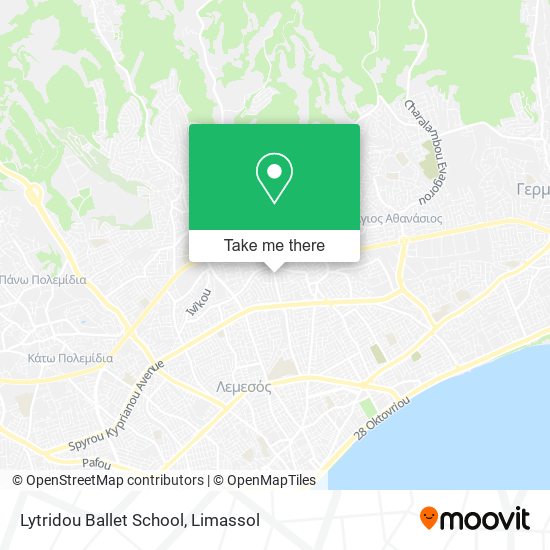 Lytridou Ballet School map