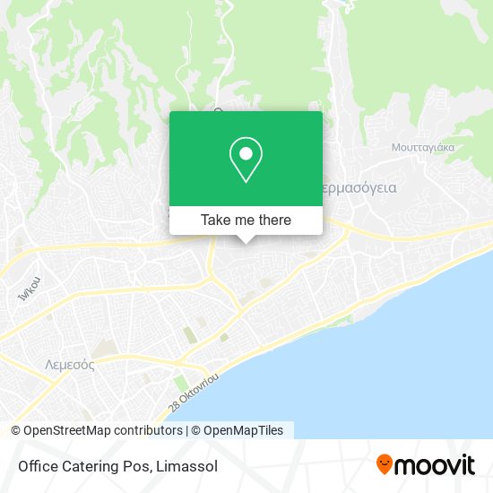 Office Catering Pos map