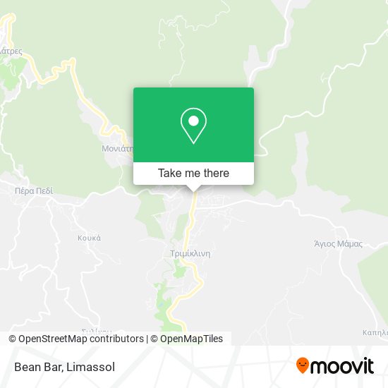Bean Bar map