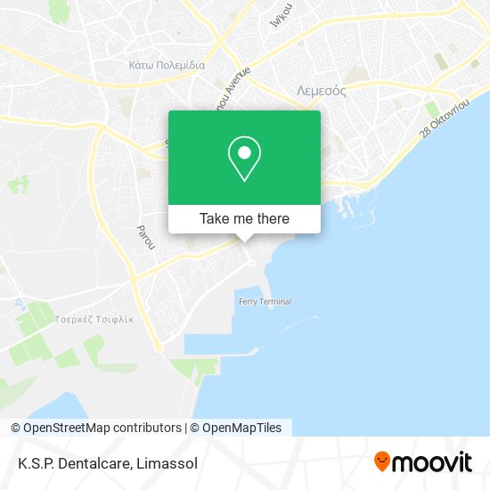 K.S.P. Dentalcare map
