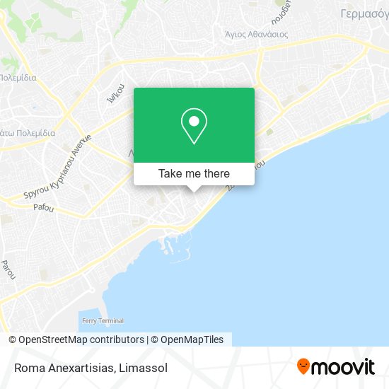 Roma Anexartisias map