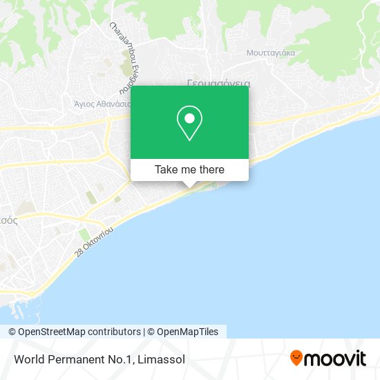 World Permanent No.1 map