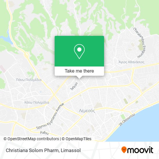 Christiana Solom Pharm map