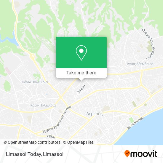 Limassol Today map
