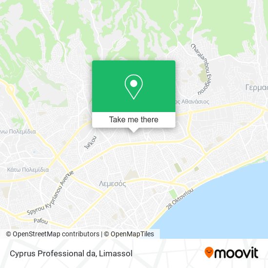 Cyprus Professional da map
