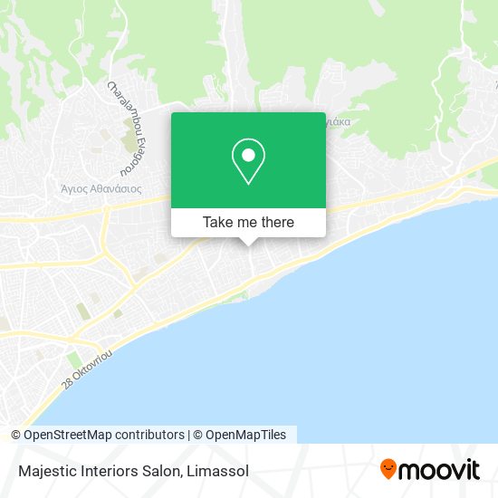 Majestic Interiors Salon map
