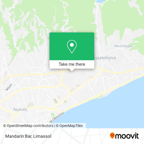 Mandarin Bar map