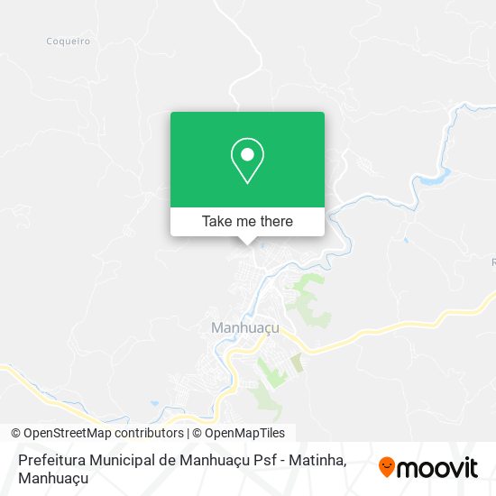 Prefeitura Municipal de Manhuaçu Psf - Matinha map