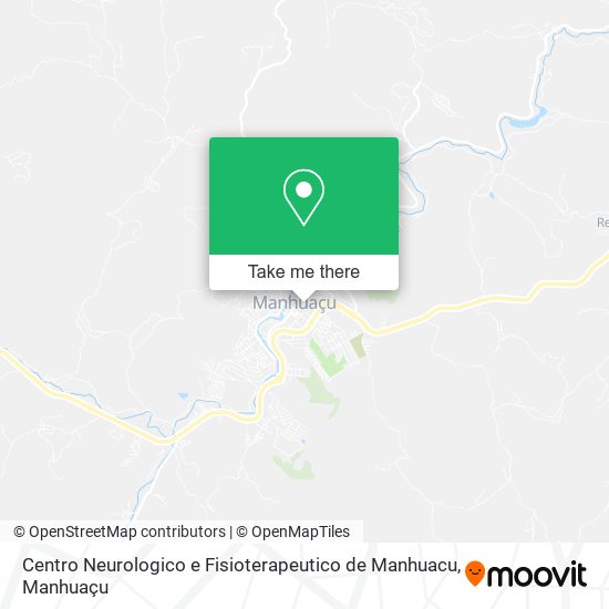 Mapa Centro Neurologico e Fisioterapeutico de Manhuacu