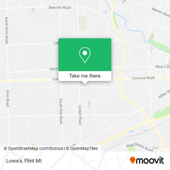 Lowe's map