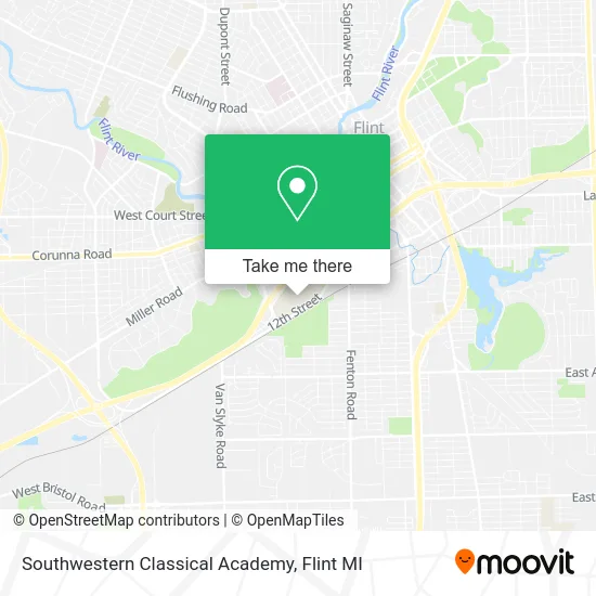 Southwestern Classical Academy map