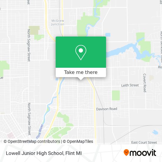 Lowell Junior High School map