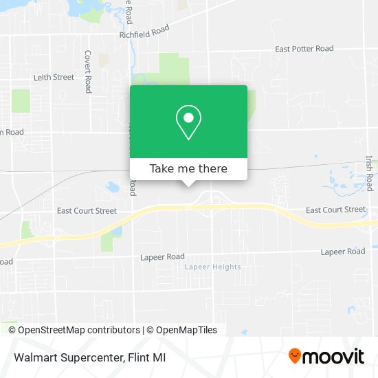 Walmart Supercenter map