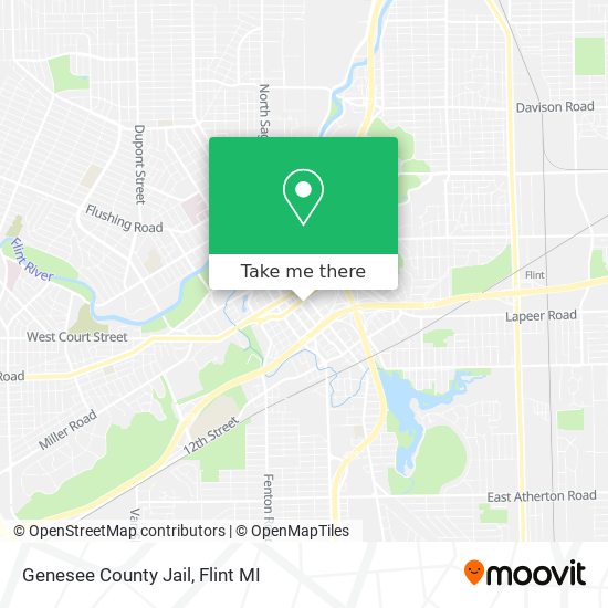 Mapa de Genesee County Jail