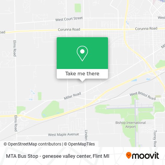 MTA Bus Stop - genesee valley center map