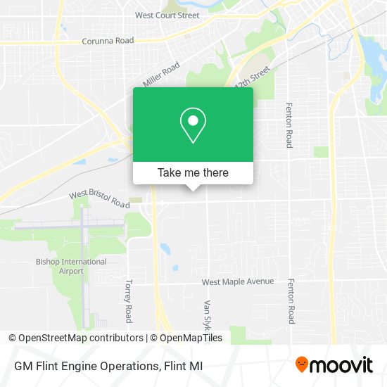 GM Flint Engine Operations map