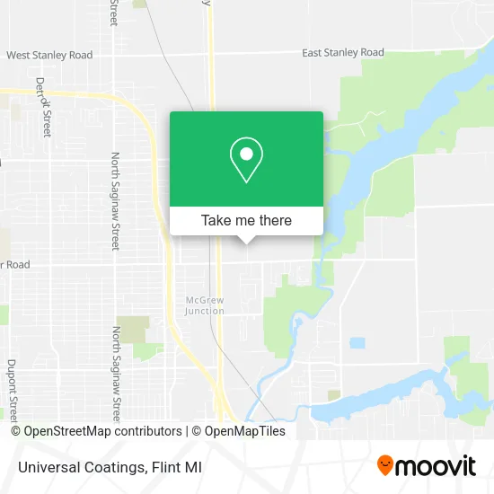 Mapa de Universal Coatings