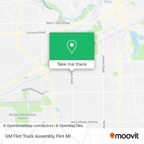 Mapa de GM Flint Truck Assembly
