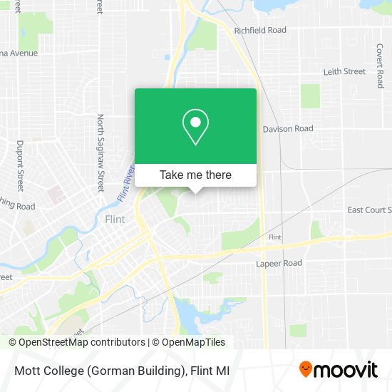 Mapa de Mott College (Gorman Building)