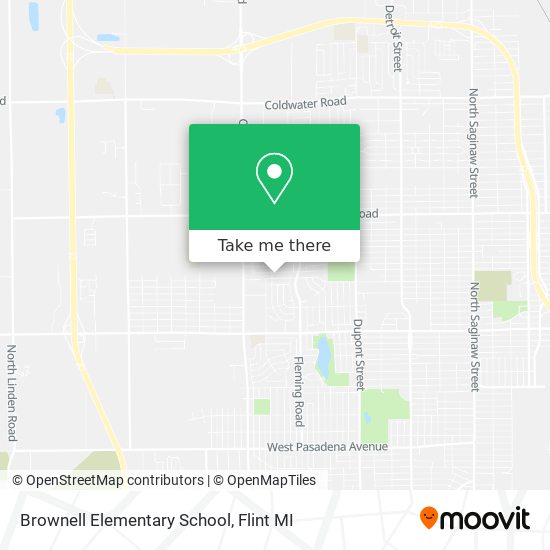 Brownell Elementary School map