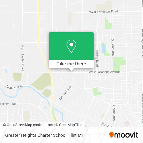 Greater Heights Charter School map