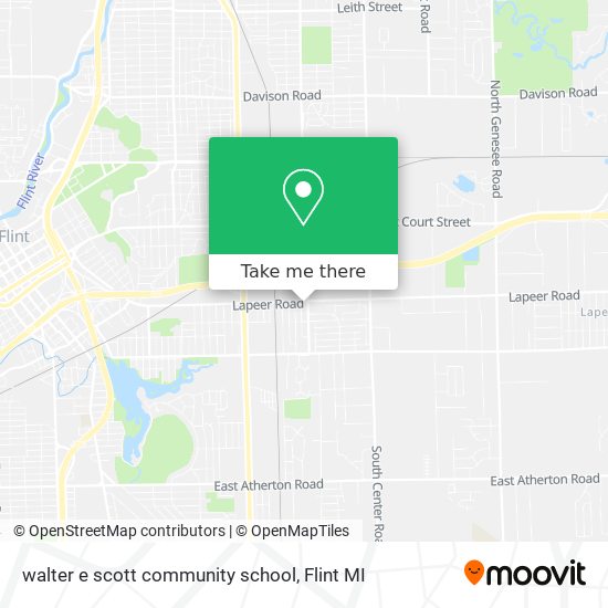 Mapa de walter e  scott community school