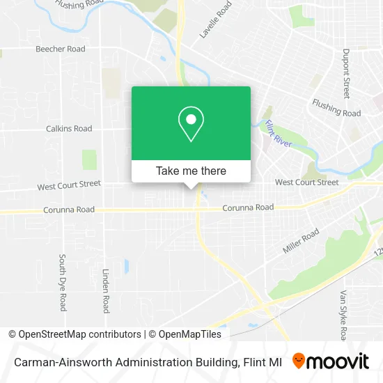 Carman-Ainsworth Administration Building map
