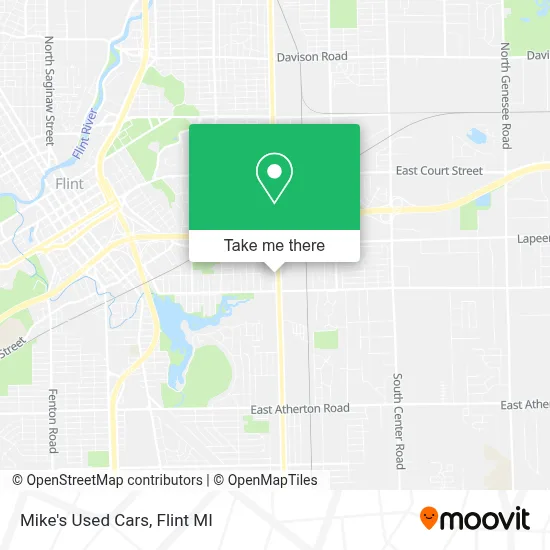 Mike's Used Cars map
