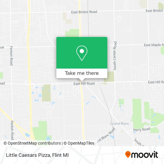 Little Caesars Pizza map