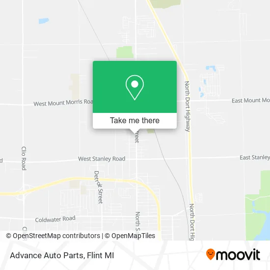 Advance Auto Parts map