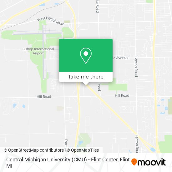 Central Michigan University (CMU) - Flint Center map