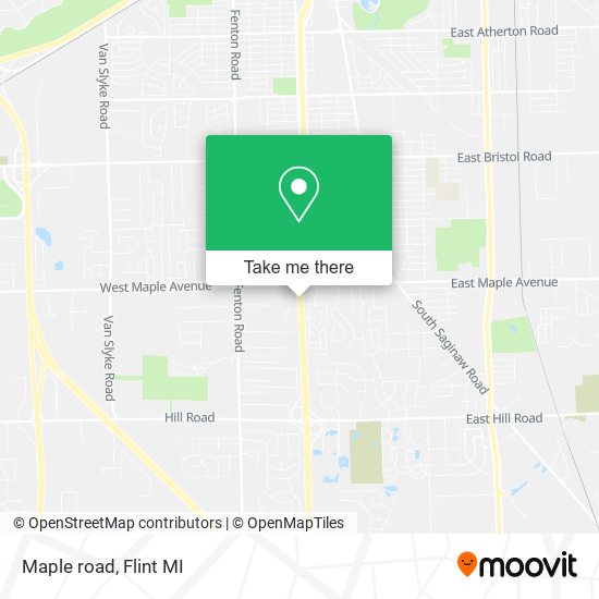 Mapa de Maple road