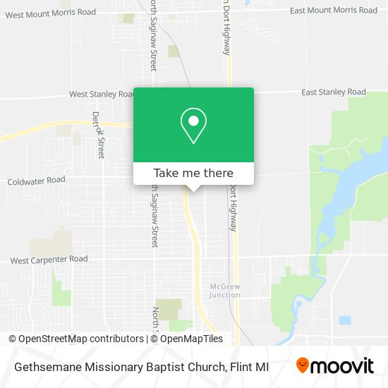 Gethsemane Missionary Baptist Church map