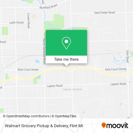 Walmart Grocery Pickup & Delivery map