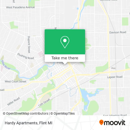 Hardy Apartments map