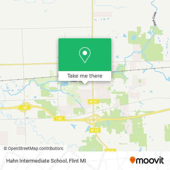 Mapa de Hahn Intermediate School