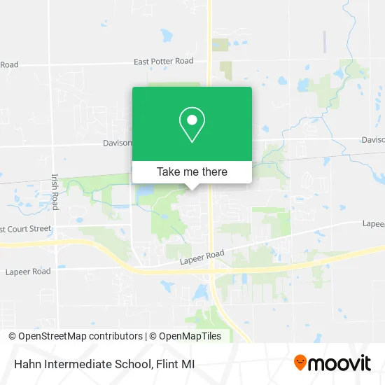 Hahn Intermediate School map