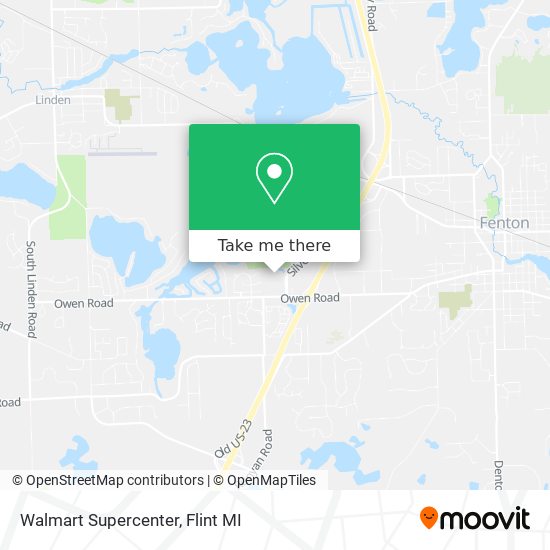 Mapa de Walmart Supercenter