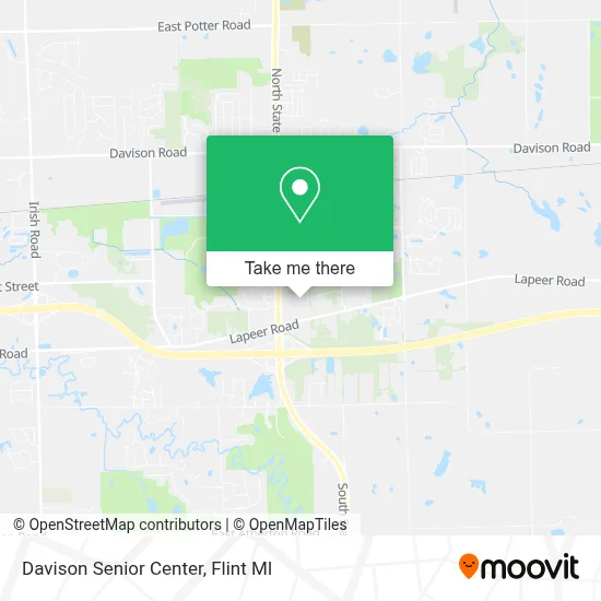 Davison Senior Center map