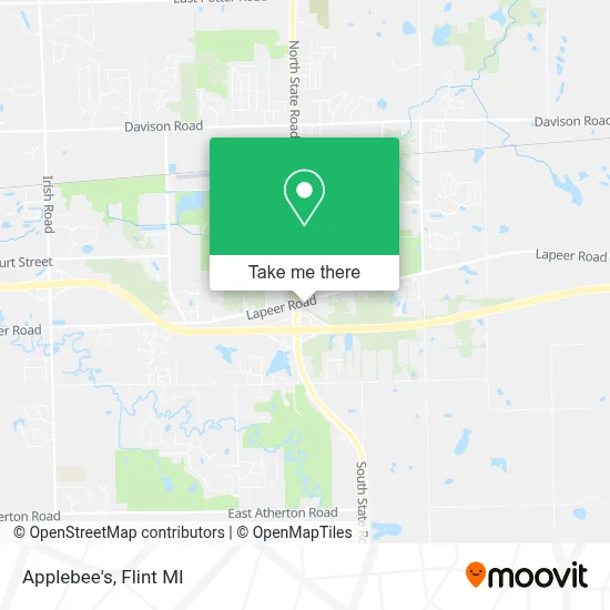 Applebee's map