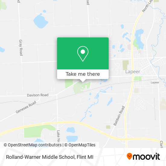 Rolland-Warner Middle School map