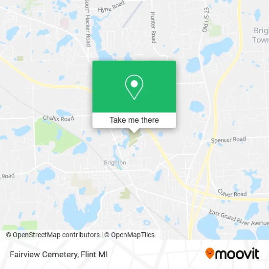 Fairview Cemetery map