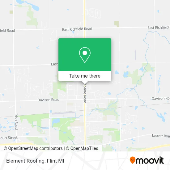Element Roofing map