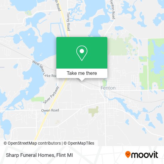 Sharp Funeral Homes map