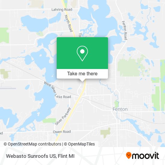 Mapa de Webasto Sunroofs US