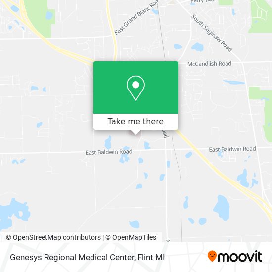 Genesys Regional Medical Center map