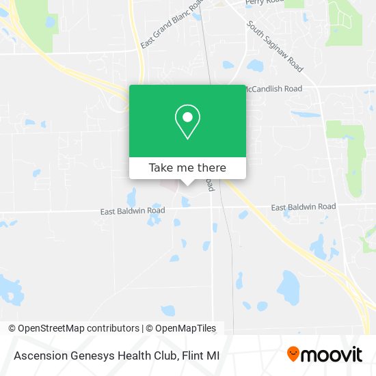 Ascension Genesys Health Club map